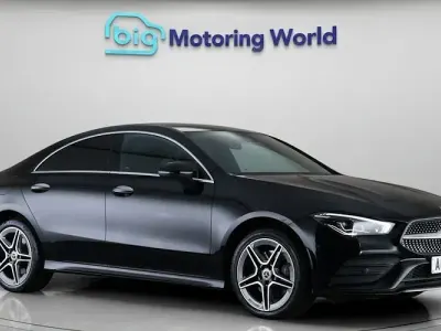 Used Mercedes CLA250e AMG line 218 HP (160 kW) 2022 Black Coupe