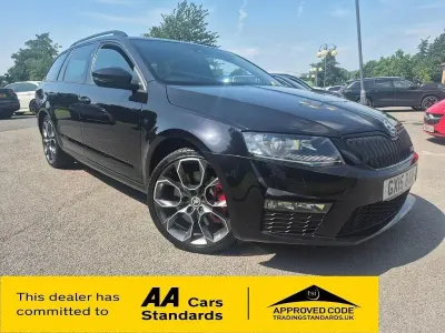 Used Skoda Octavia vRS 150 HP (110 kW) 2015 Black Estate