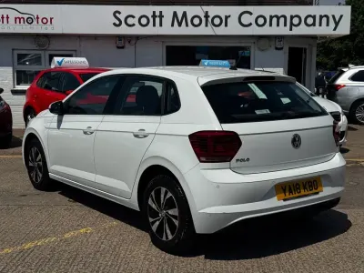Used VW Polo SE 95 HP (69 kW) 2018 White Hatchback