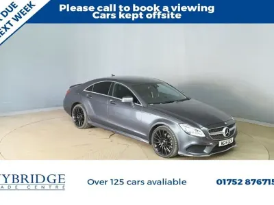 Used Mercedes CLS220 AMG line 177 HP (130 kW) 2015 Grey Coupe