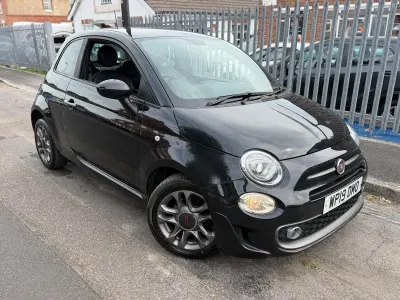 Used Fiat 500 S 69 HP (50 kW) 2019 Black Hatchback