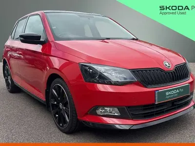 Used Skoda Fabia Monte Carlo 108 HP (79 kW) 2017 Corrida red Hatchback