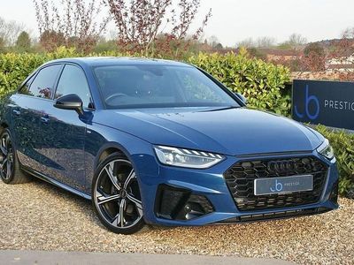 Used Audi A4 Black Edition 150 HP (110 kW) 2023 Blue Sedan