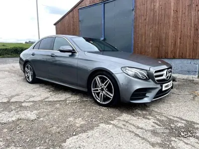 Used Mercedes E220 AMG line 194 HP (142 kW) 2018 Grey Sedan