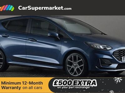 Blue Used 2021 Ford Fiesta ST-Line Hatchback | £9,997 (Fair price)