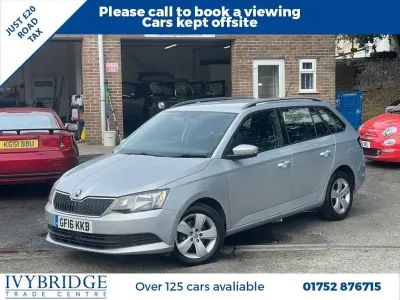 Used Skoda Fabia SE 90 HP (66 kW) 2016 Silver Estate