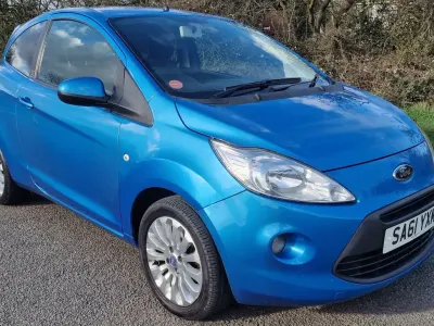 Used Ford Ka Zetec 69 HP (50 kW) 2011 Blue Hatchback