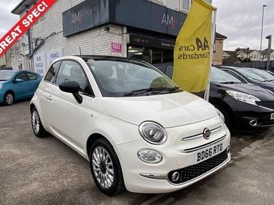 Used Fiat 500 Lounge 69 HP (50 kW) 2016 White Hatchback