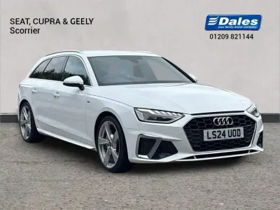 Used Audi A4 S-Line 200 HP (147 kW) 2024 White Estate