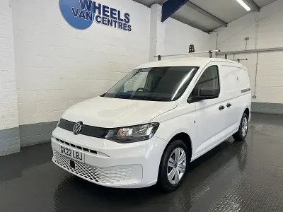 Used VW Caddy S 102 HP (75 kW) 2022 White MPV