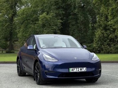 Used Tesla Model Y Long Range AWD 378 kW (514 HP) 2022 Blue SUV