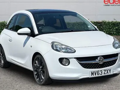 Used Vauxhall Adam Glam 70 HP (51 kW) 2013 White Hatchback