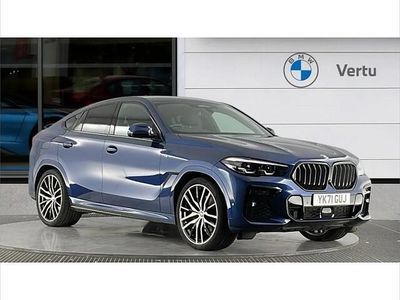 Used BMW X6 M Sport 333 HP (244 kW) 2021 Blue SUV