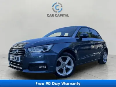 Used Audi A1 Sportback Sport 95 HP (69 kW) 2016 Blue Hatchback
