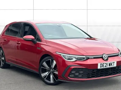 Used VW Golf VIII GTD 200 HP (147 kW) 2021 Red Hatchback