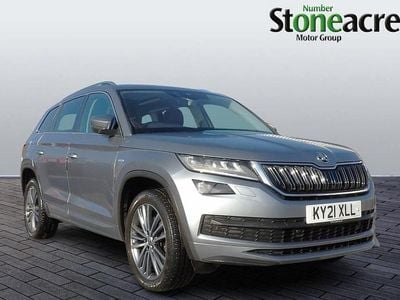 Used Skoda Kodiaq LAURIN & KLEMENT 150 HP (110 kW) 2021 Grey SUV