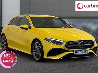 Yellow Used 2023 Mercedes A200 AMG Line Premium Hatchback | £21,990 (A bit pricey)