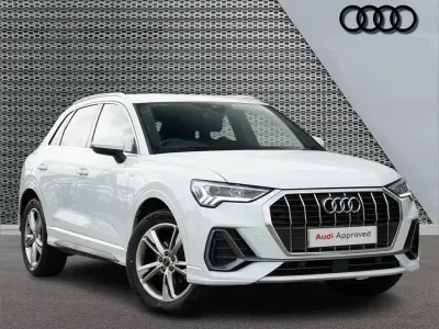 Used Audi Q3 S-Line 150 HP (110 kW) 2022 White SUV