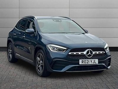 Used Mercedes GLA200 AMG Line Premium 150 HP (110 kW) 2021 Blue SUV