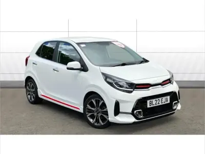 Used Kia Picanto GT-Line S 101 HP (74 kW) 2022 White Hatchback