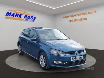 Usado VW Polo Match 2016 Azul Citadino