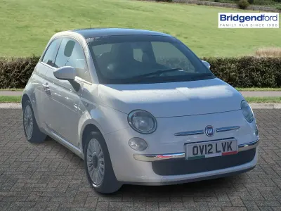 Used Fiat 500 Lounge 69 HP (50 kW) 2012 White Hatchback