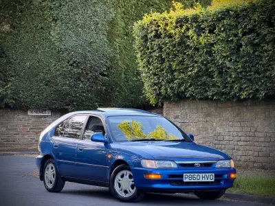 Used Toyota Corolla 75 HP (55 kW) 1997 Blue Hatchback