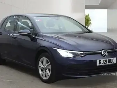Used VW Golf VII Life 115 HP (84 kW) 2021 Blue Hatchback