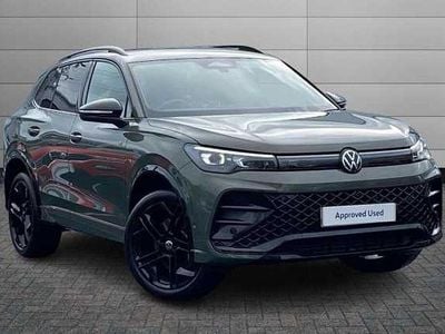 Cipressino green Used 2025 VW Tiguan Black Edition SUV | £40,650 (Expensive)