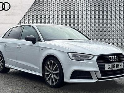 White Used 2018 Audi A3 Black Edition Hatchback | £13,991 (Fair price)