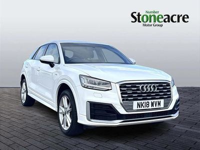 Begagnad Audi Q2 S-Line 150 HK (110 kW) 2018 Vit SUV