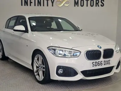 Used BMW 118 M Sport 150 HP (110 kW) 2016 White Hatchback