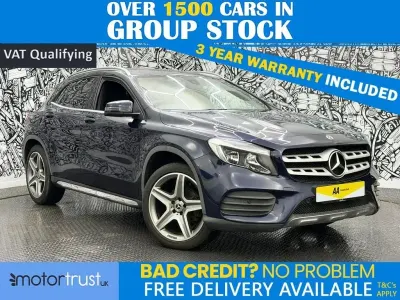 Begagnad Mercedes A200 AMG line 136 HK (100 kW) 2018 Blå SUV