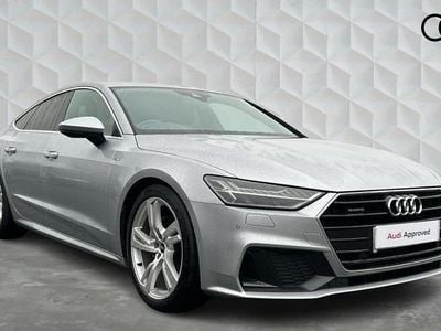 Silver Used 2021 Audi A7 S-Line Hatchback | £26,750 (Good price)