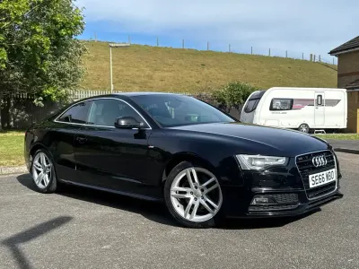 Begagnad Audi A5 S-Line 2016 Svart Sportkupé