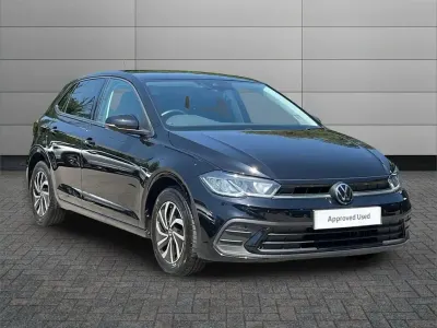 Used VW Polo Life 95 HP (69 kW) 2023 Black Hatchback