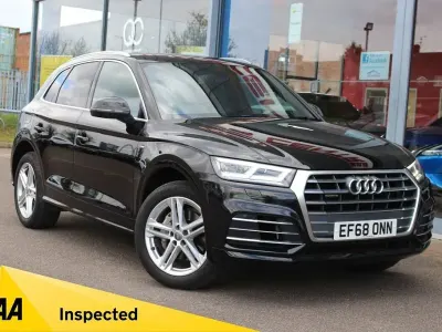 Begagnad Audi Q5 S-Line 190 HK (139 kW) 2018 Svart SUV