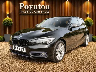 Used BMW 118 Sport Line 2018 Black Hatchback