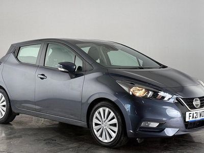 Used Nissan Micra Acenta 92 HP (67 kW) 2021 Grey Hatchback