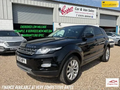Used Land Rover Range Rover evoque Pure 150 HP (110 kW) 2015 Black SUV