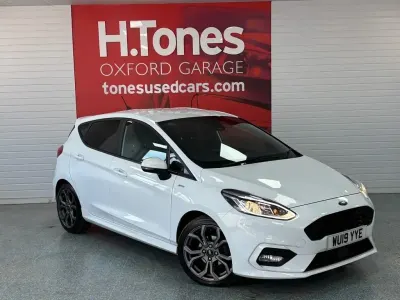 Second-hand Ford Fiesta ST-Line 125 CP (91 kW) 2019 Alb Hatchback