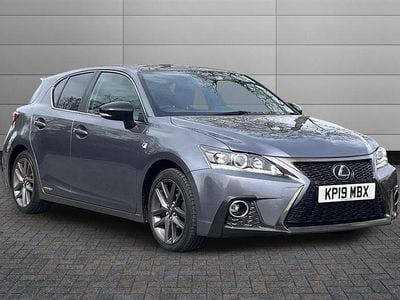 Used Lexus CT200h Sport Line 136 HP (100 kW) 2019 Grey Hatchback