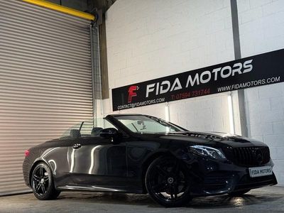 Used Mercedes E220 AMG line 194 HP (142 kW) 2020 Black Cabriolet