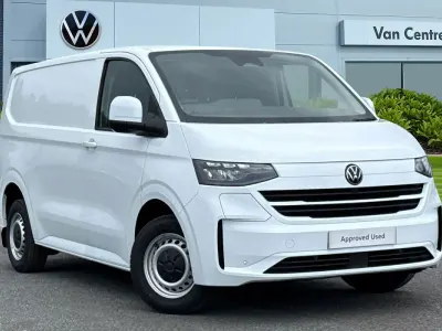 New VW Transporter Pro 100 kW (136 HP) 2025 White Van