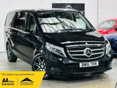 Used Mercedes V220 163 HP (119 kW) 2026 Black MPV