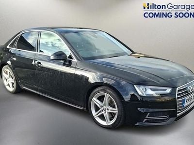 Black Used 2018 Audi A4 S-Line Sedan | £12,550 (Fair price)