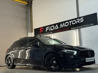 Used Mercedes A220 AMG line 190 HP (139 kW) 2020 Black Hatchback