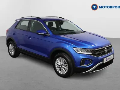 Usado VW T-Roc Life 150 HP (110 kW) 2019 Azul SUV