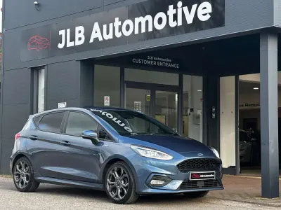 Used Ford Fiesta ST-Line 125 HP (91 kW) 2019 Blue Hatchback