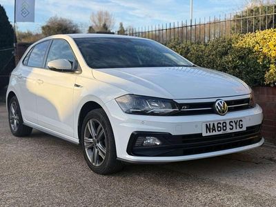 Used VW Polo R-line 115 HP (84 kW) 2018 White Hatchback